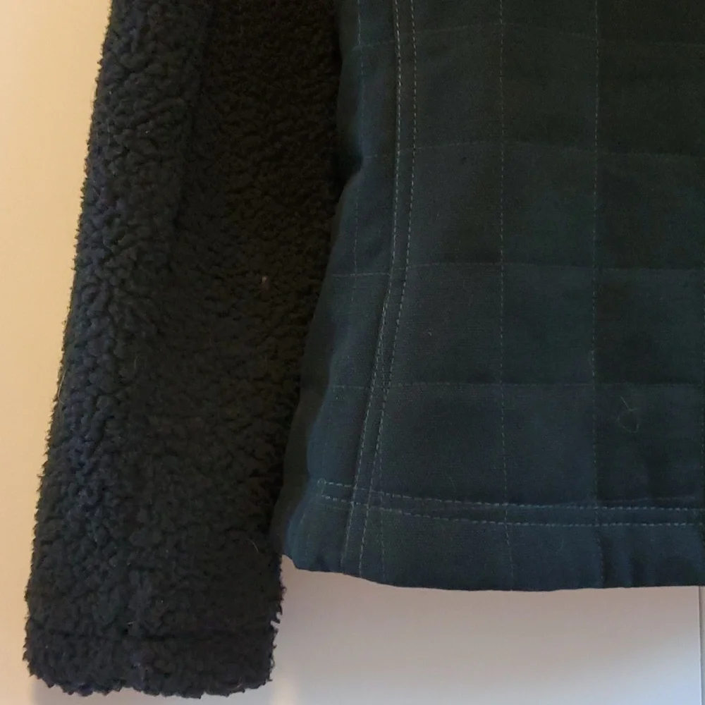 Pendleton salida canvas sherpa jacket (dark teal color) - Picture 11 of 13